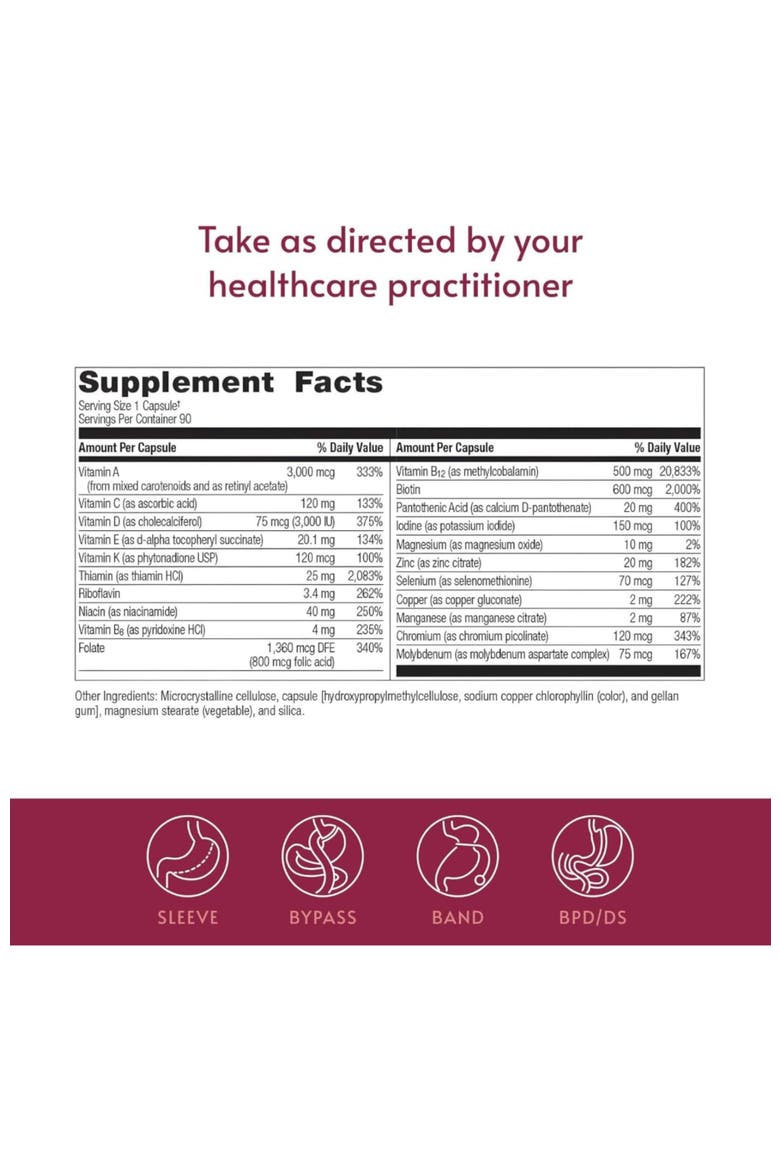 Ultra Solo Once-Per-Day Multivitamin Capsules Without Iron 90 Capsules, Alternate, color, None
