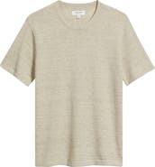 Nordstrom Linen & Cotton Short Sleeve Sweater Tee