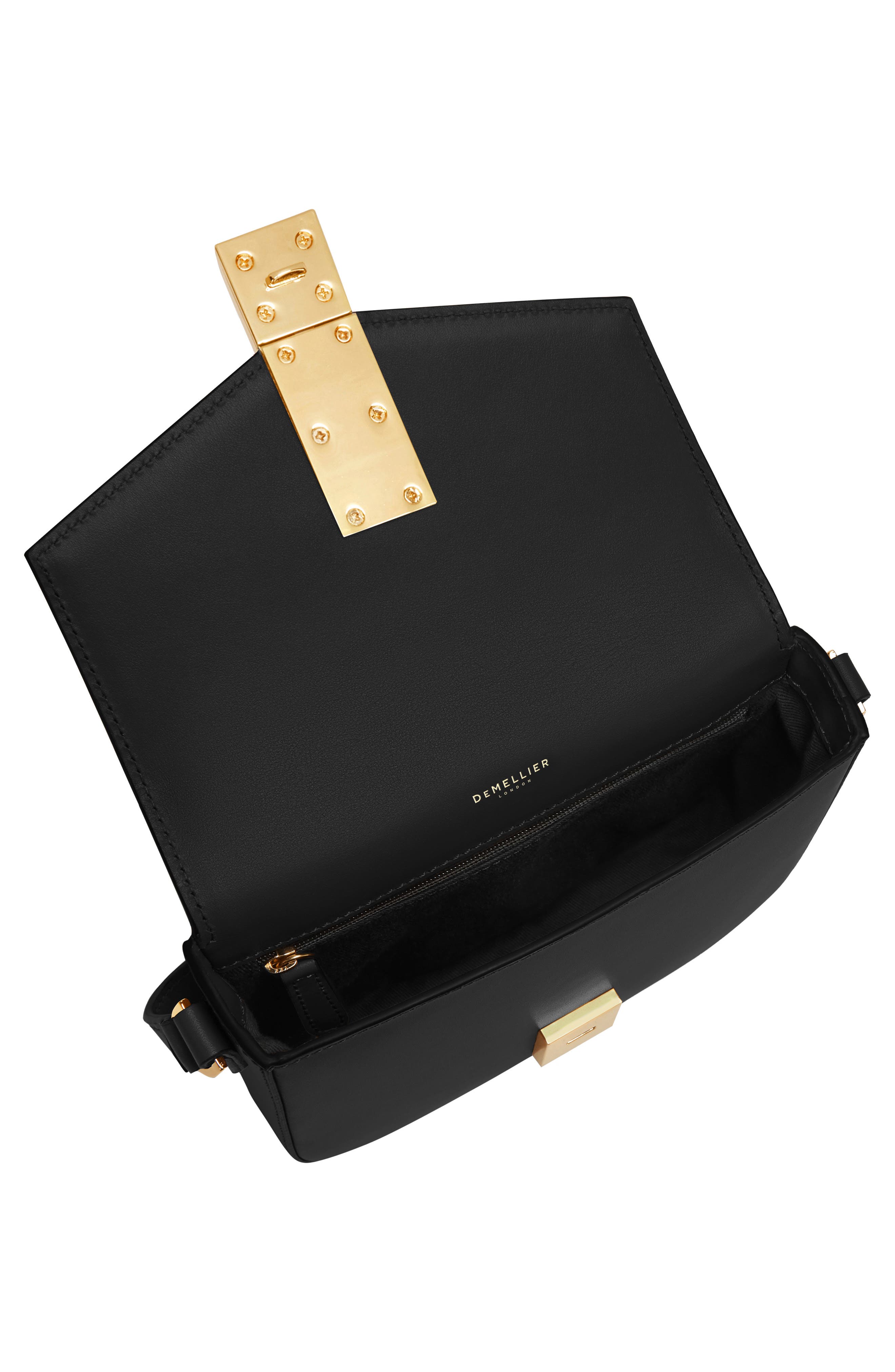 DeMellier Small Vancouver Flap Leather Crossbody Bag, Alternate, color, 