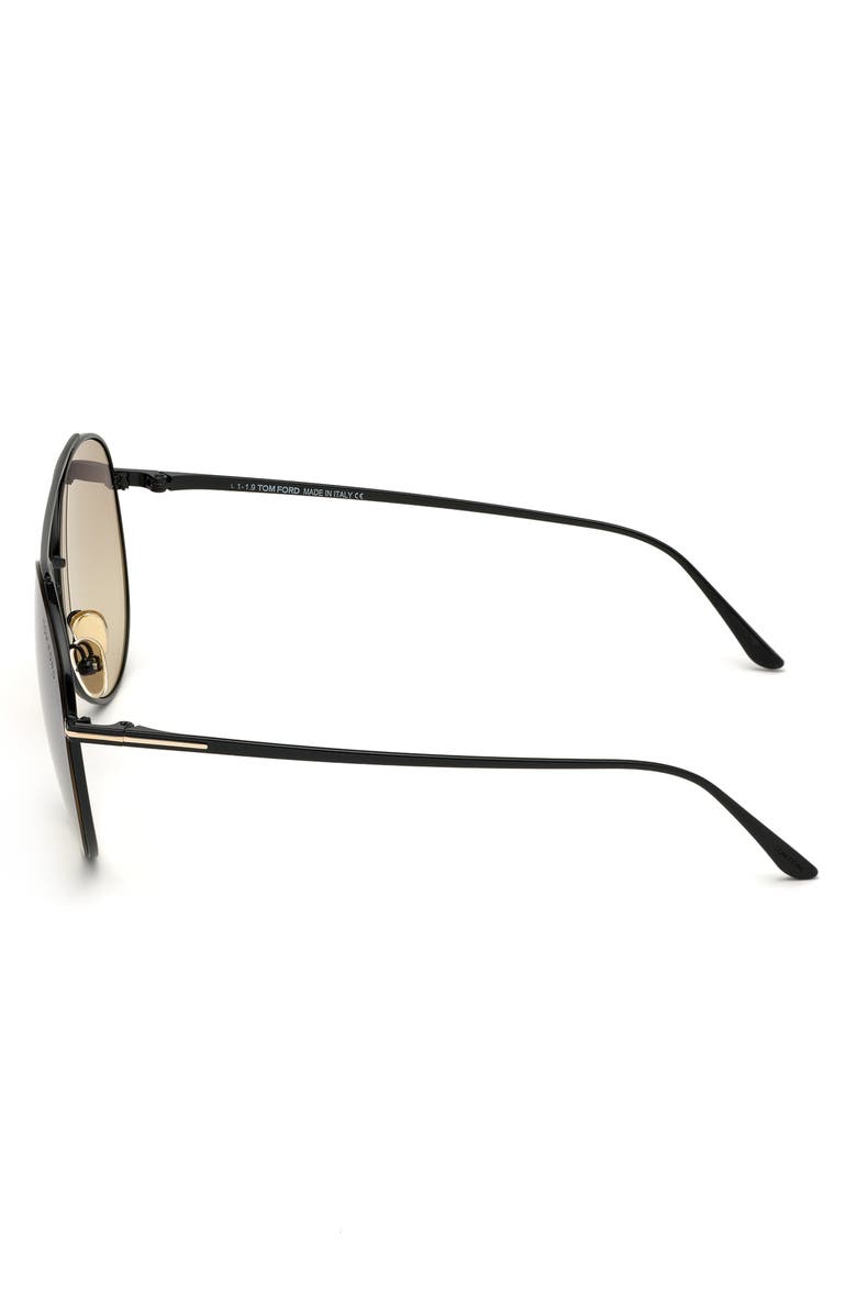 TOM FORD 61mm Round Sunglasses, Alternate, color,