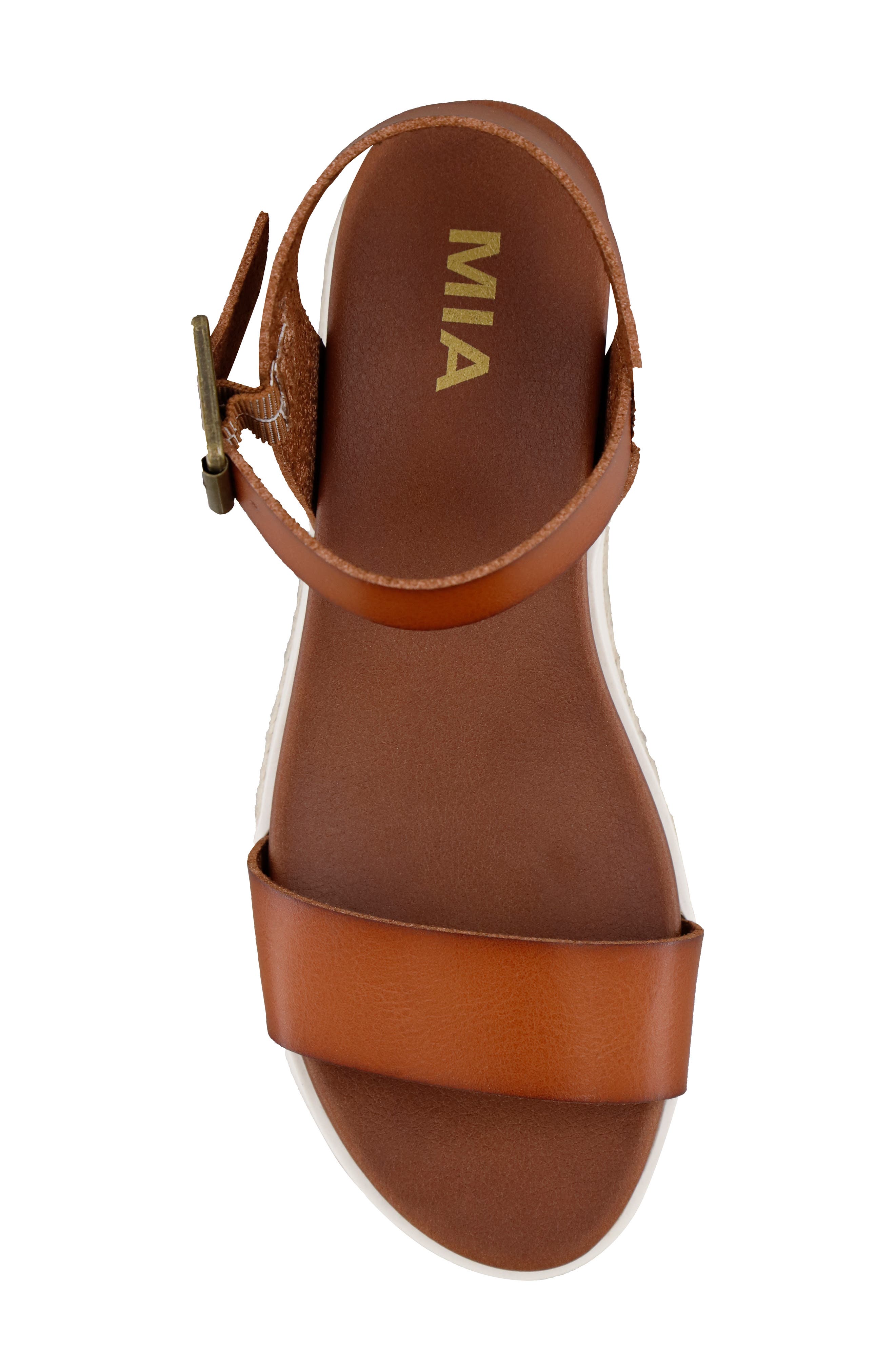 MIA Kasandra Platform Sandal, Alternate, color, Cognac