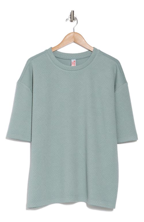 Fleece Factory Geometric Jacquard T-shirt