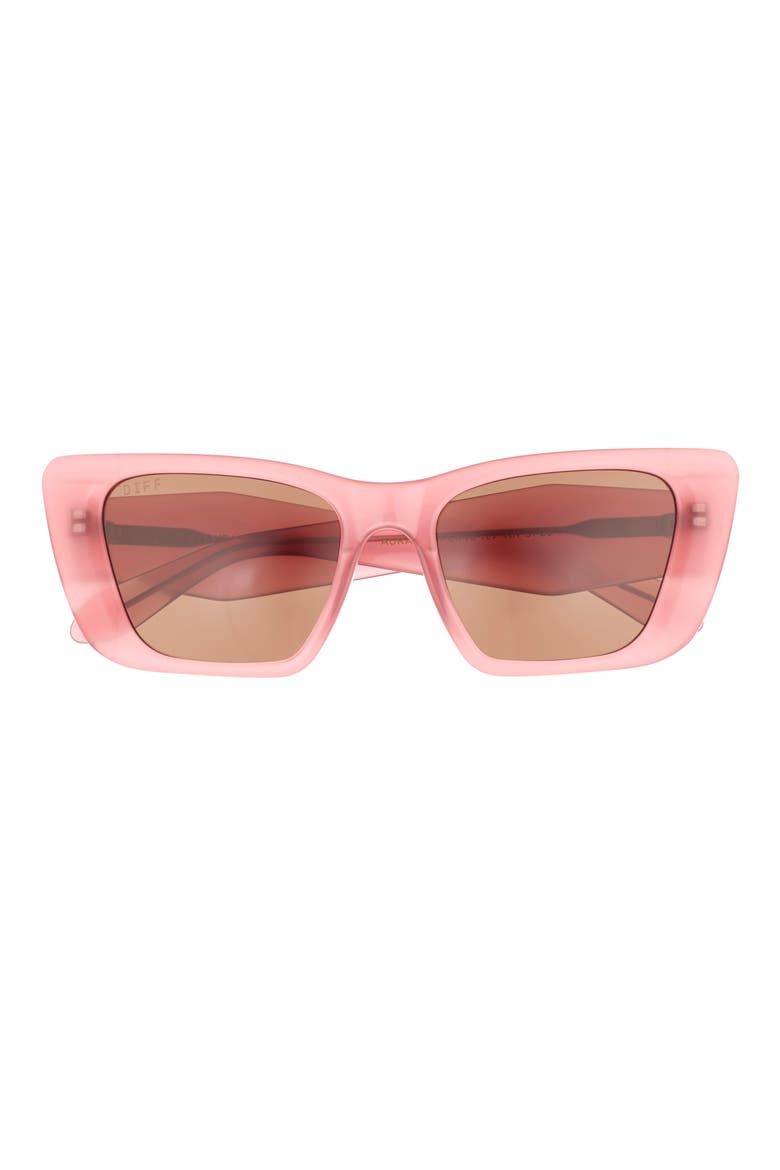 Aura 51mm Cat Eye Sunglasses, Main, color, OLIVE