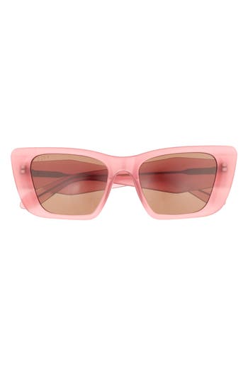 Diff Aura 51mm Cat Eye Sunglasses In Pink