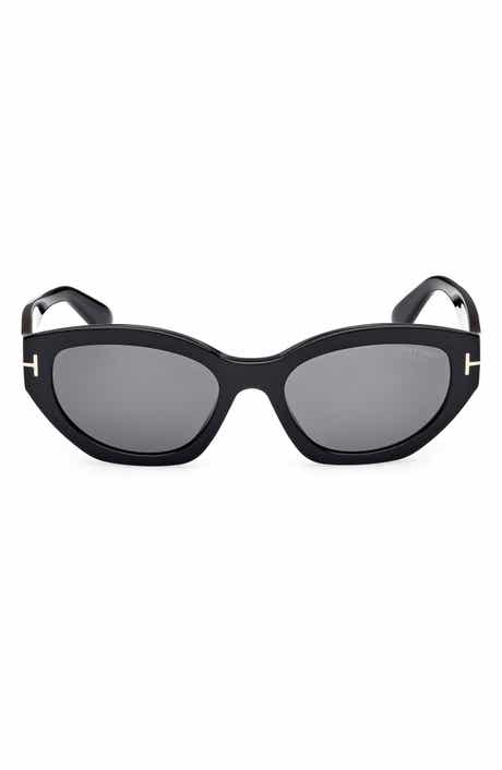 TOM FORD Penny 55mm Polarized Geometric Sunglasses