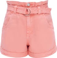 Bayeas Belted High Waist Denim Shorts