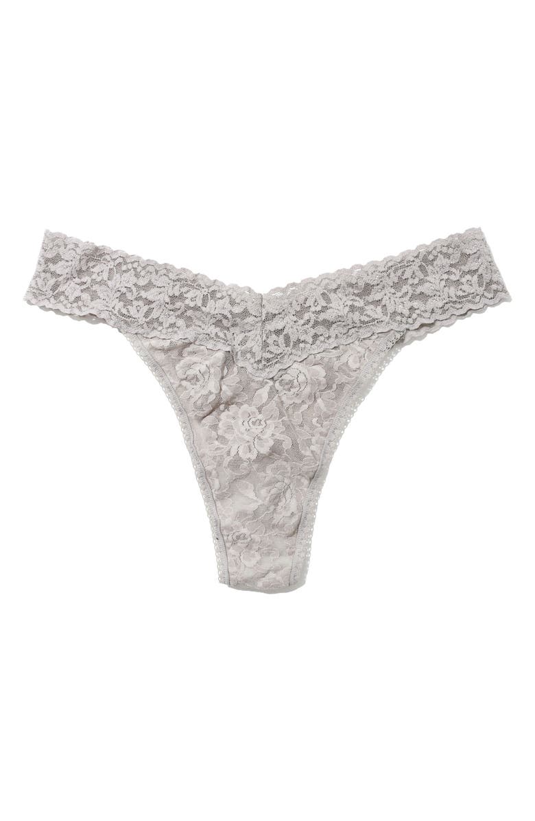 Hanky Panky Original Rise Lace Thong, Alternate, color, 