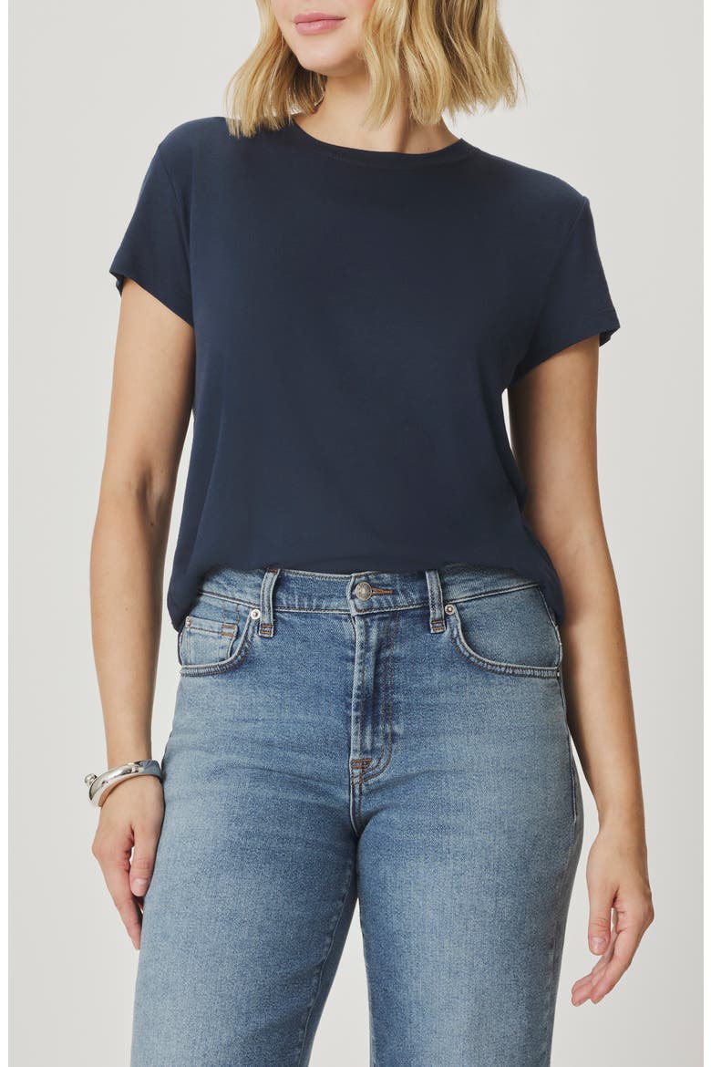 Regen Cotton T-Shirt, Main, color, NAVY BLUE