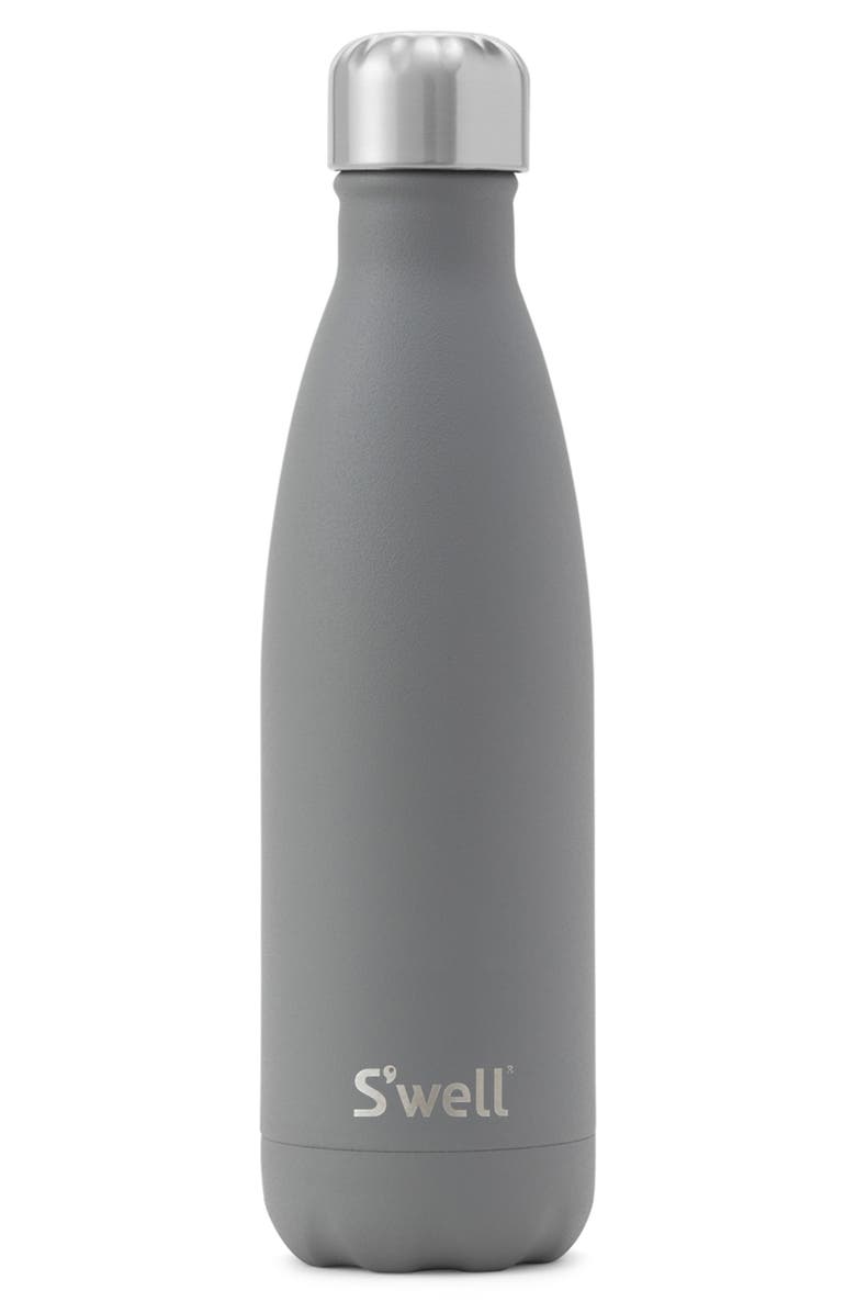 S'well Smokey Quartz 17-Ounce Insulated Stainless Steel Water Bottle, Main, color,
