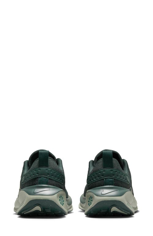 Nike Womens React Infinity Run Flyknit 4 In Vintage Green/bicoastal/jade