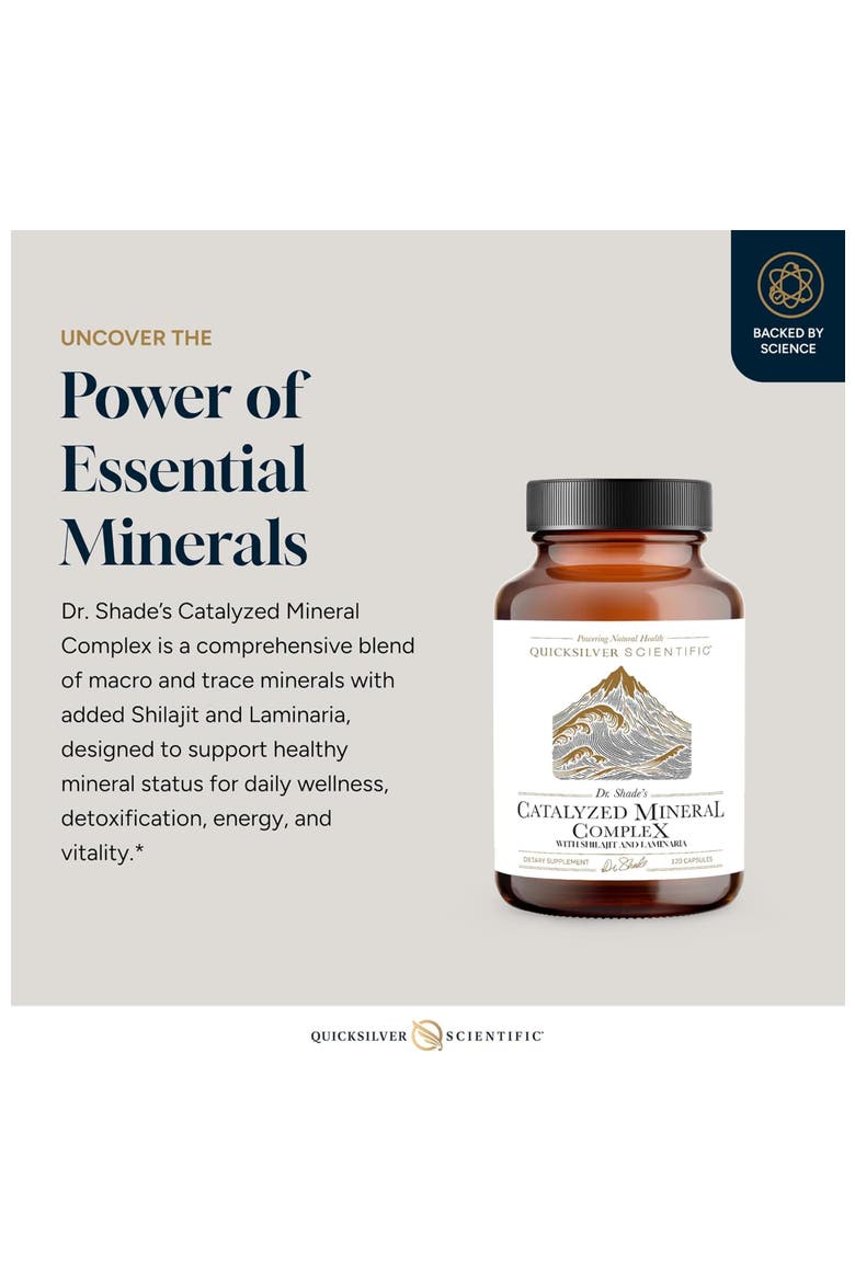 Dr. Shade's Catalyzed Mineral Complex Shilajit and Laminaria Supplement, Alternate, color, None