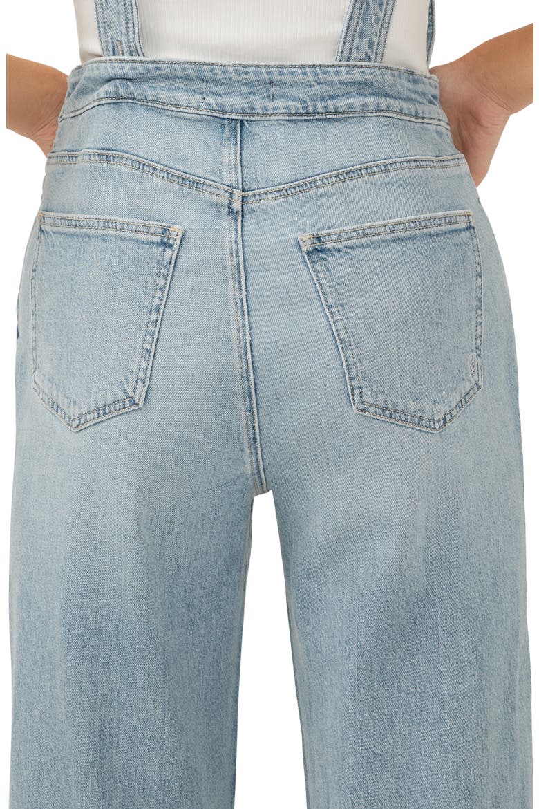 Wide Leg Denim Overalls, Alternate, color, INDIGO