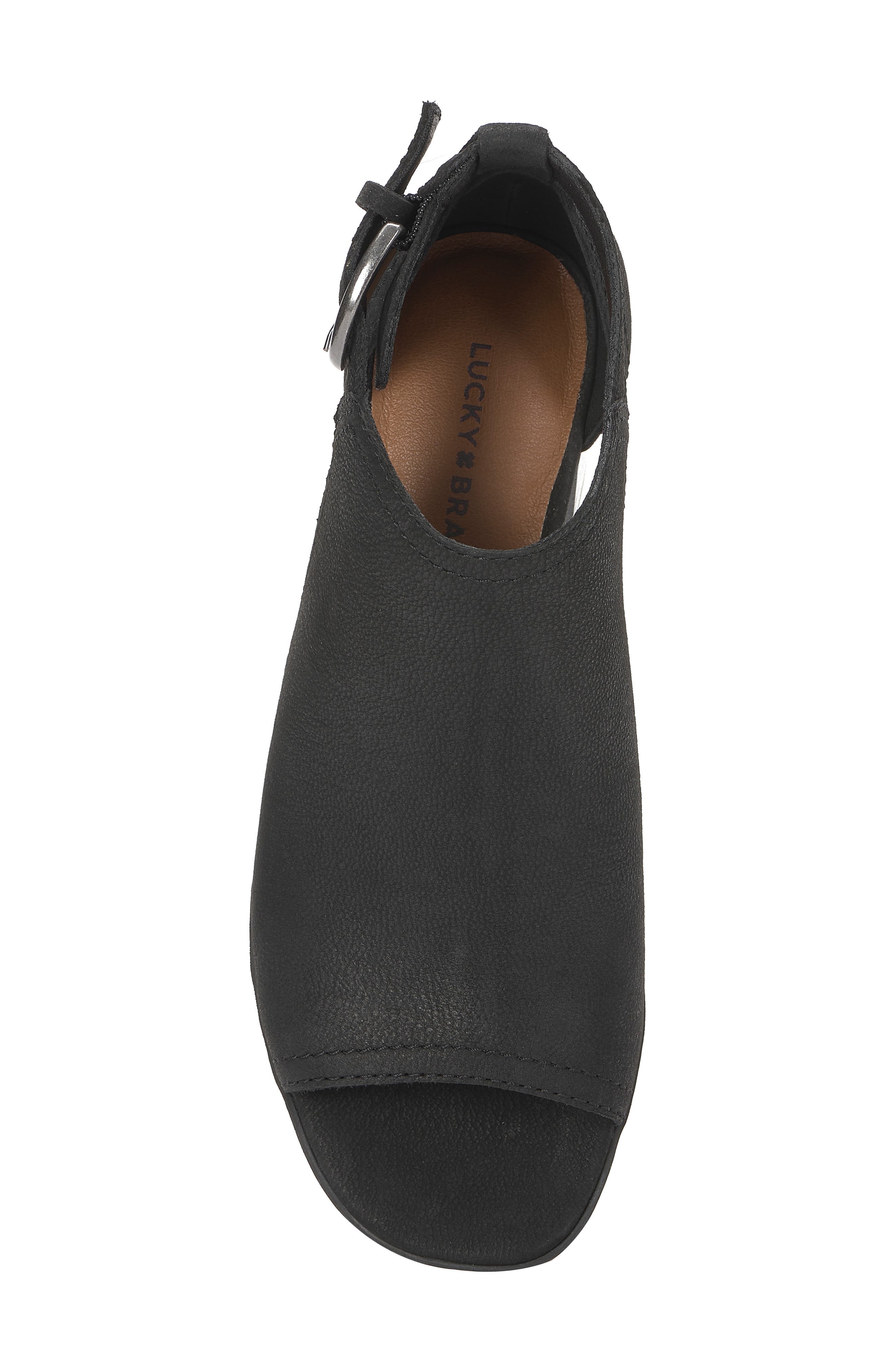 Lucky Brand Cormyn Block Heel Sandal, Alternate, color, Black