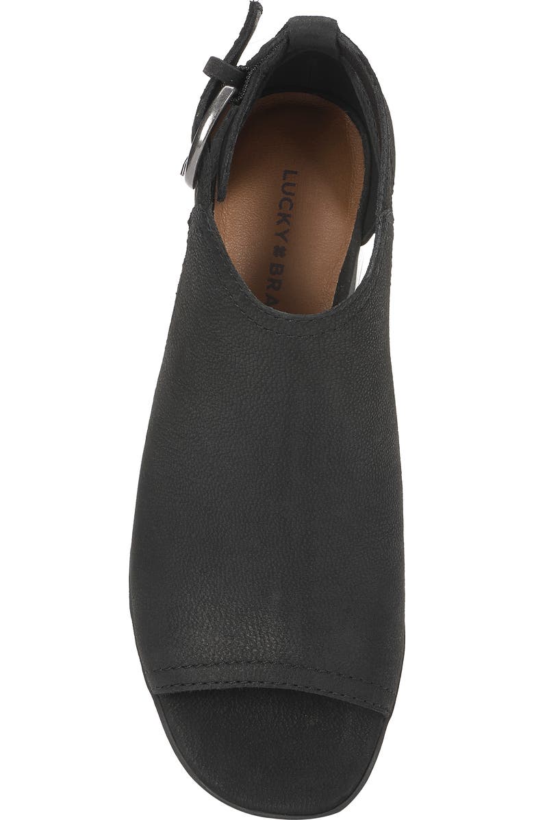 Lucky Brand Cormyn Block Heel Sandal, Alternate, color, Black