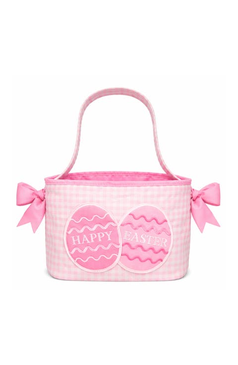 Happy Easter Egg Bow Basket