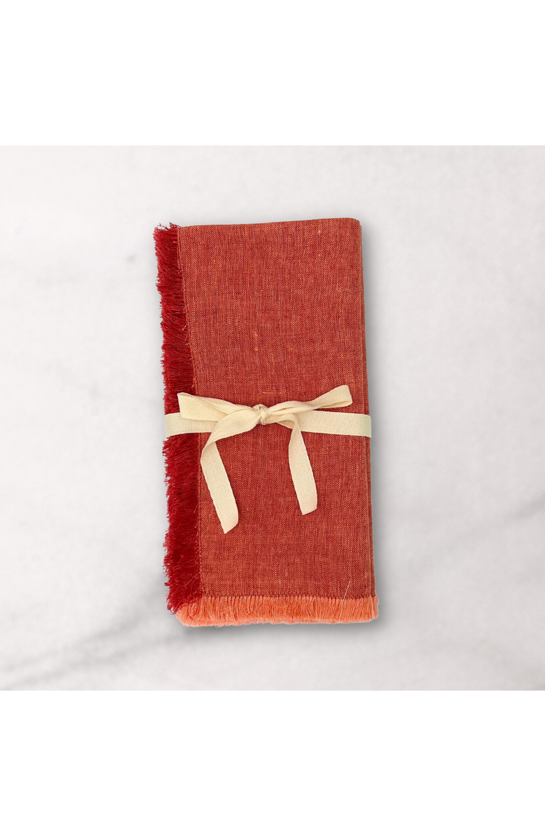 Be Home Lilia Napkins - Set of 4, Alternate, color, Cherry