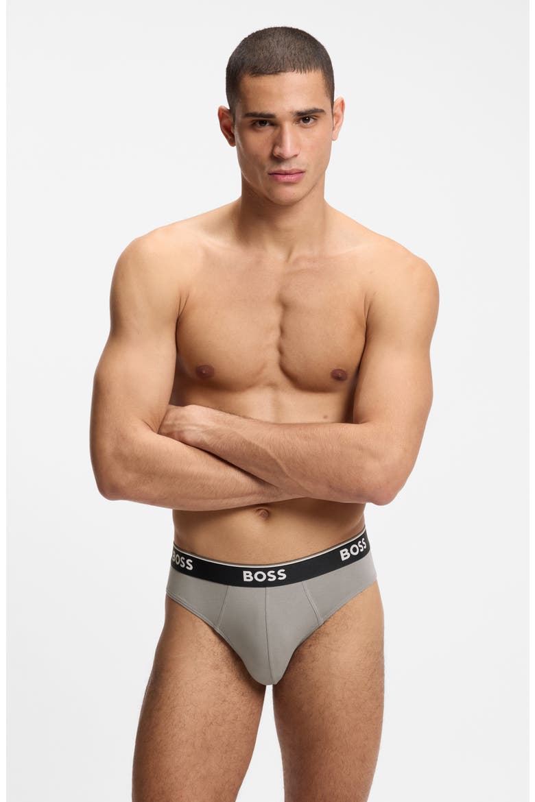 Assorted 3-Pack Power Stretch Cotton Briefs, Alternate, color, OPEN BLUE