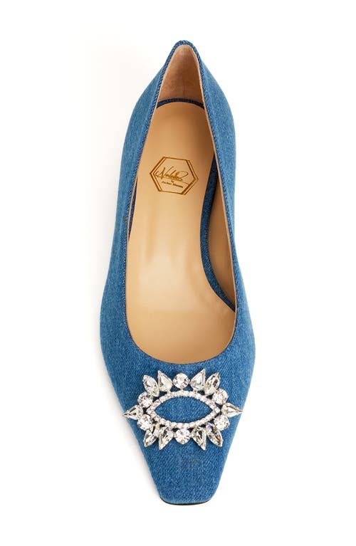 Nalebe Aurum Ballet Flat In Dark Indigo