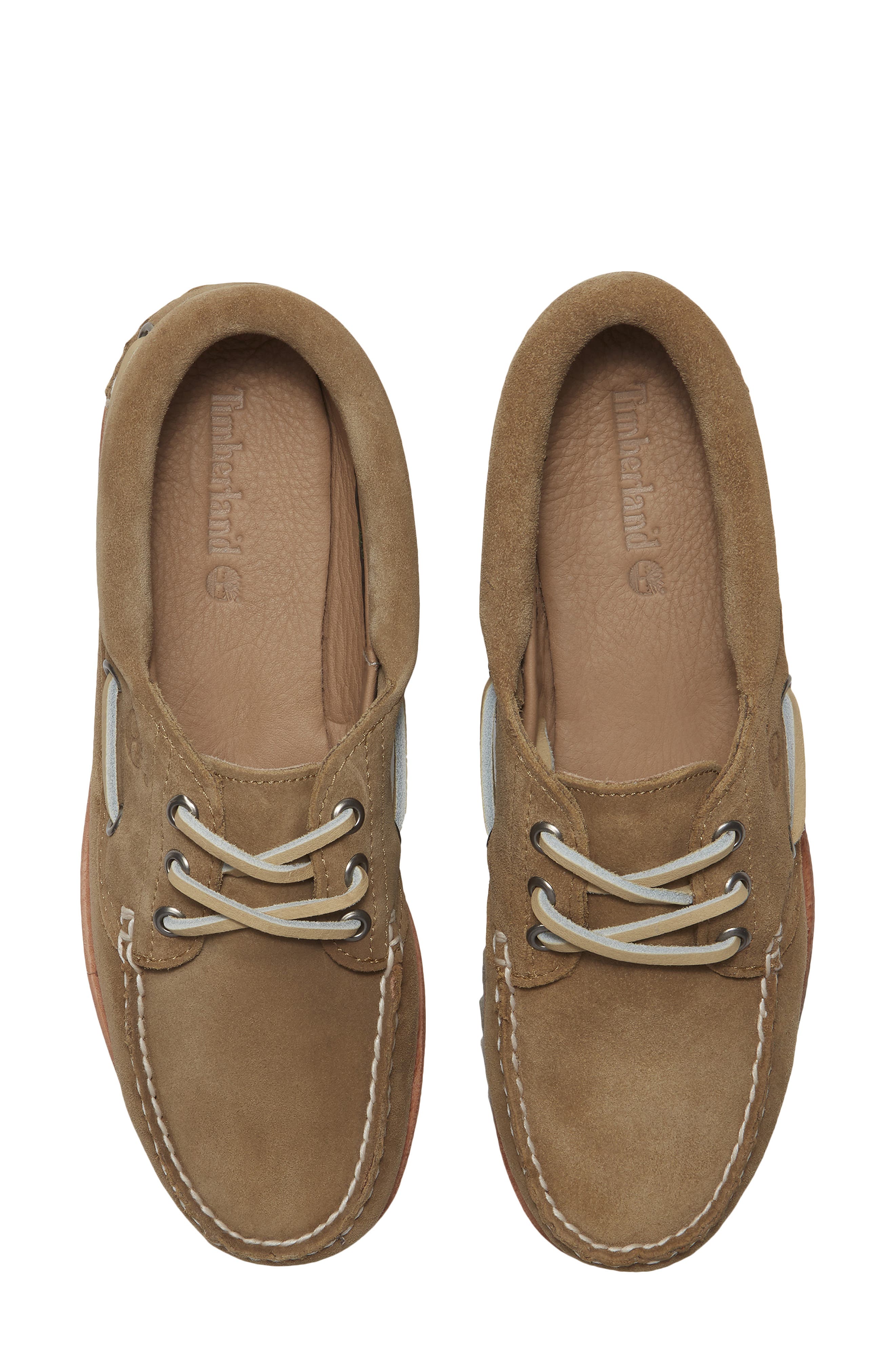 'Noreen' Boat Shoe, Alternate, color, MEDIUM BEIGE SUEDE
