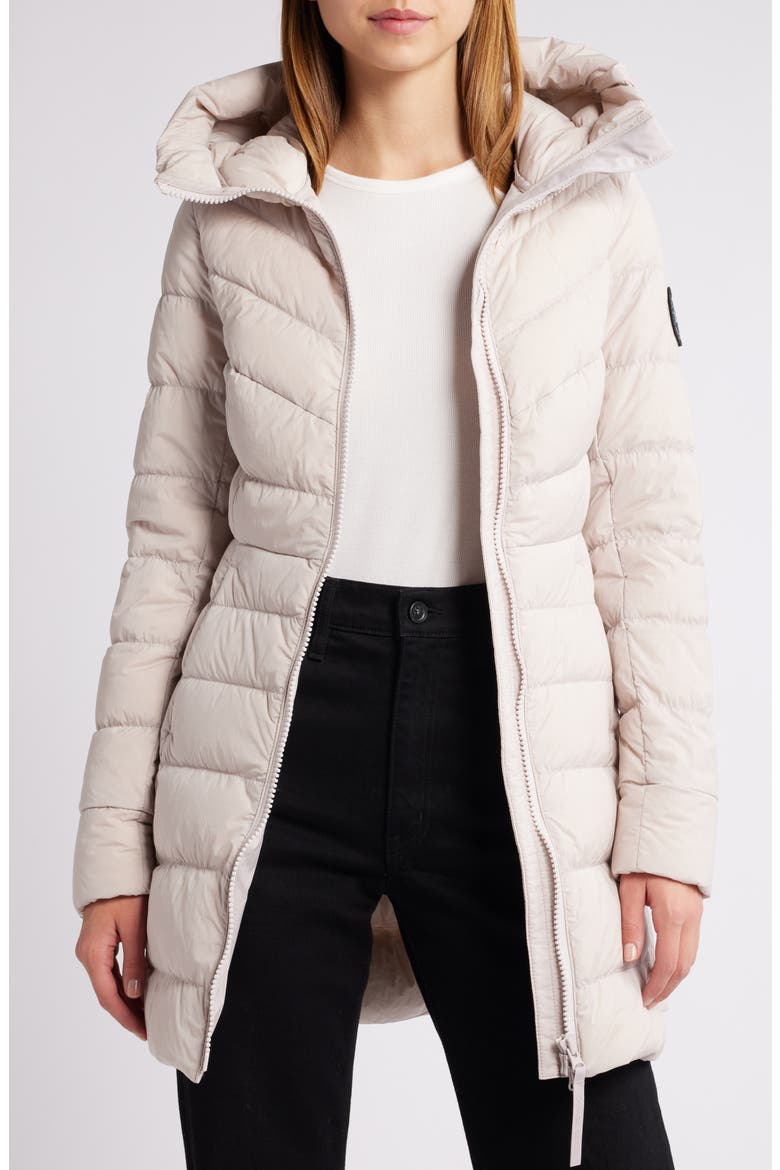 Clair 750 Fill Power Down Puffer Coat, Alternate, color, LUCENT ROSE