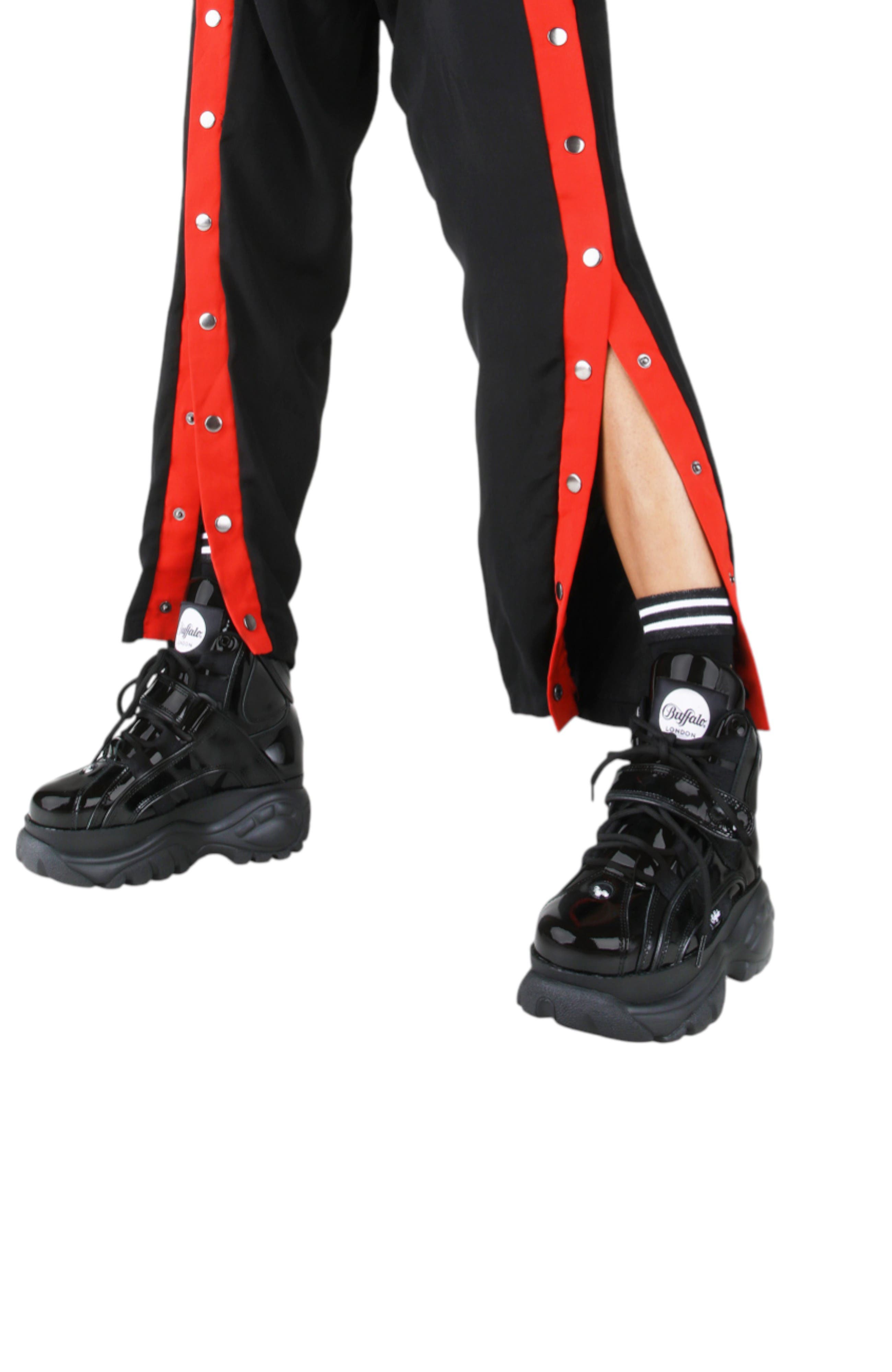 Buffalo Boots Classic High Leather Sneaker, Alternate, color, Black