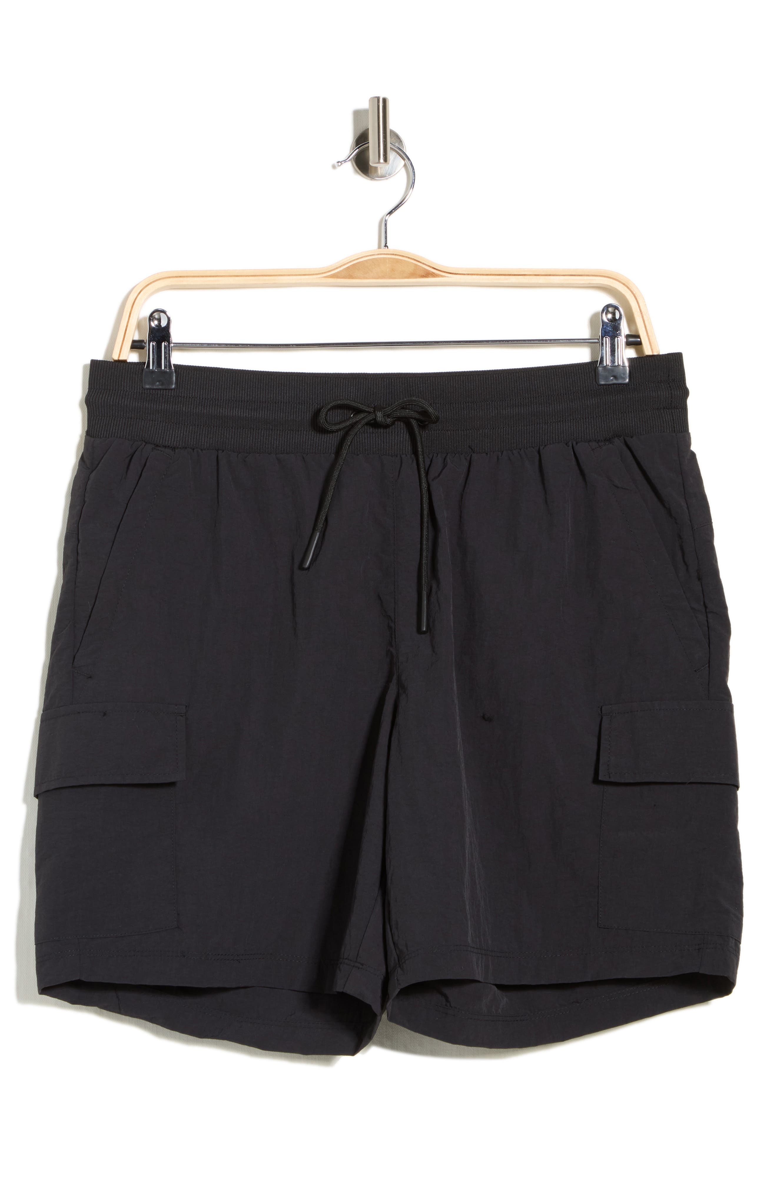 90 DEGREE BY REFLEX Crinkle Creed 7-Inch Cargo Shorts