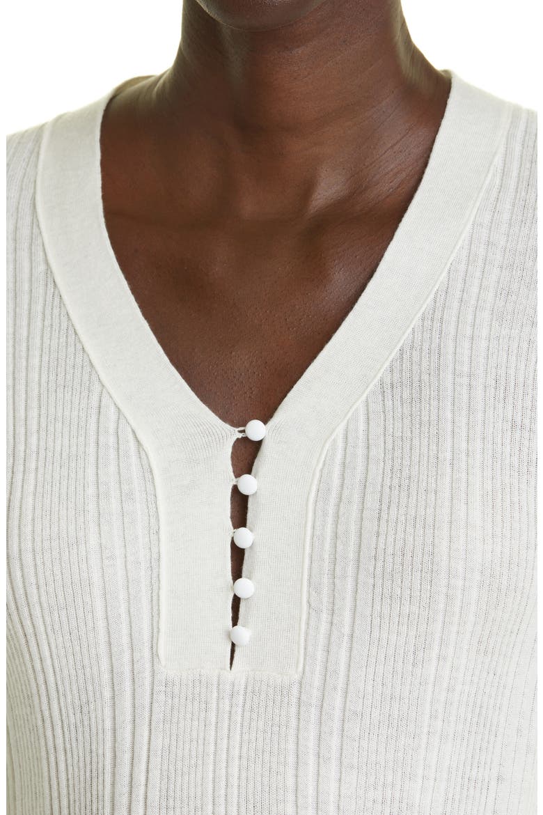 Alacre Rib Silk & Wool Top, Alternate, color, SILK