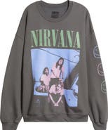 Merch Traffic Nirvana Cotton Blend Sweatshirt