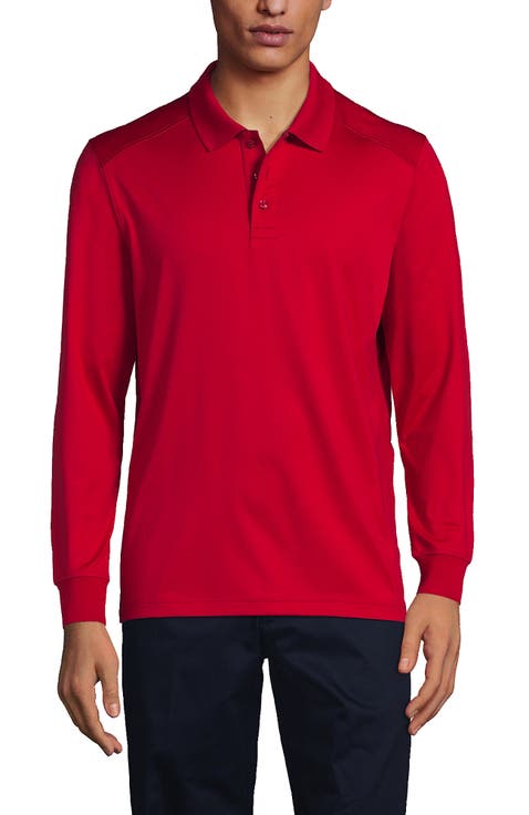 School Uniform  Long Sleeve Rapid Dry Polo Shirt