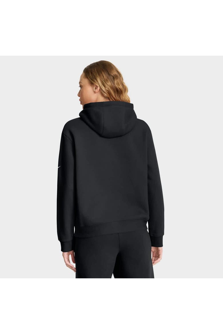 Women's Nike Black Detroit Lions Club Fleece Pullover Hoodie, Alternate, color, Black