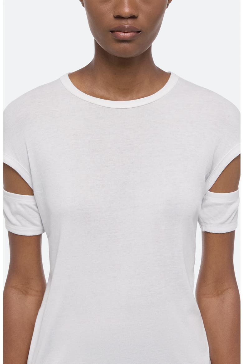 Slash Shrunken T-Shirt, Alternate, color, OPTIC WHITE - C7J