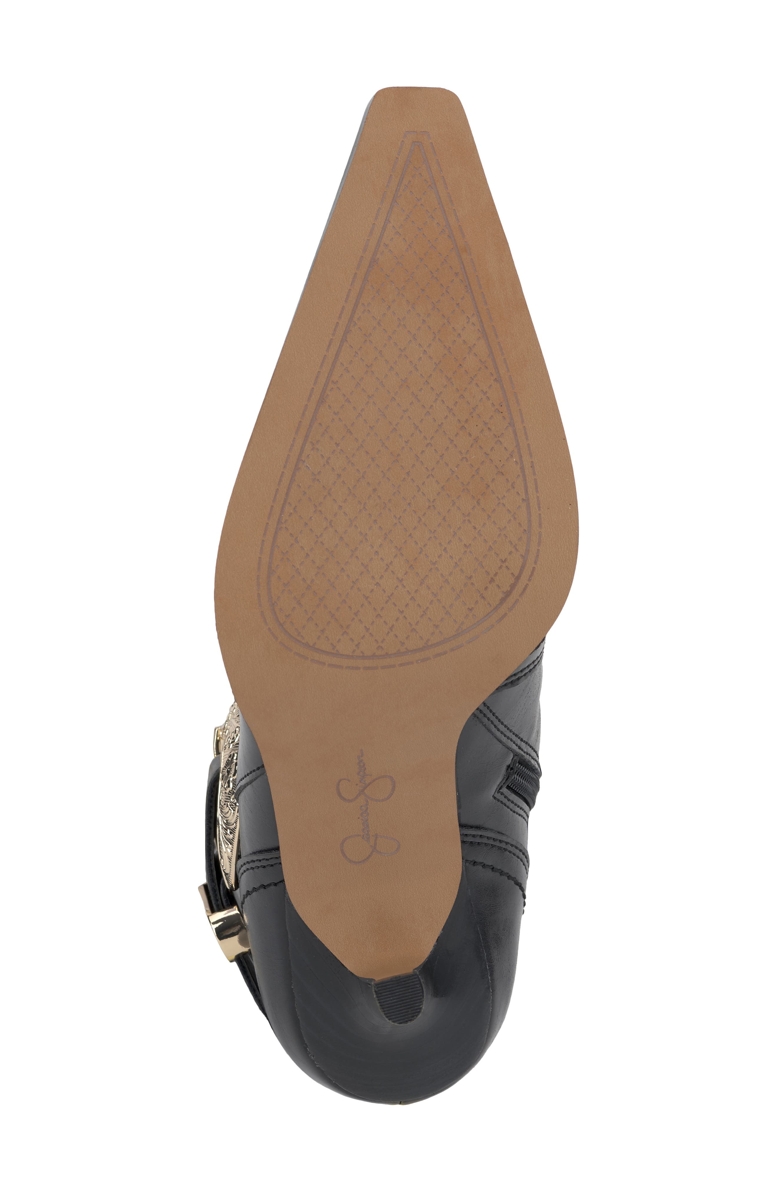 Jessica Simpson Kenzin Knee High Western Boot, Alternate, color, Black