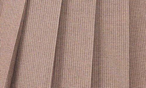 Cece Houndstooth Sleeveless Drop Waist Dress In Brown