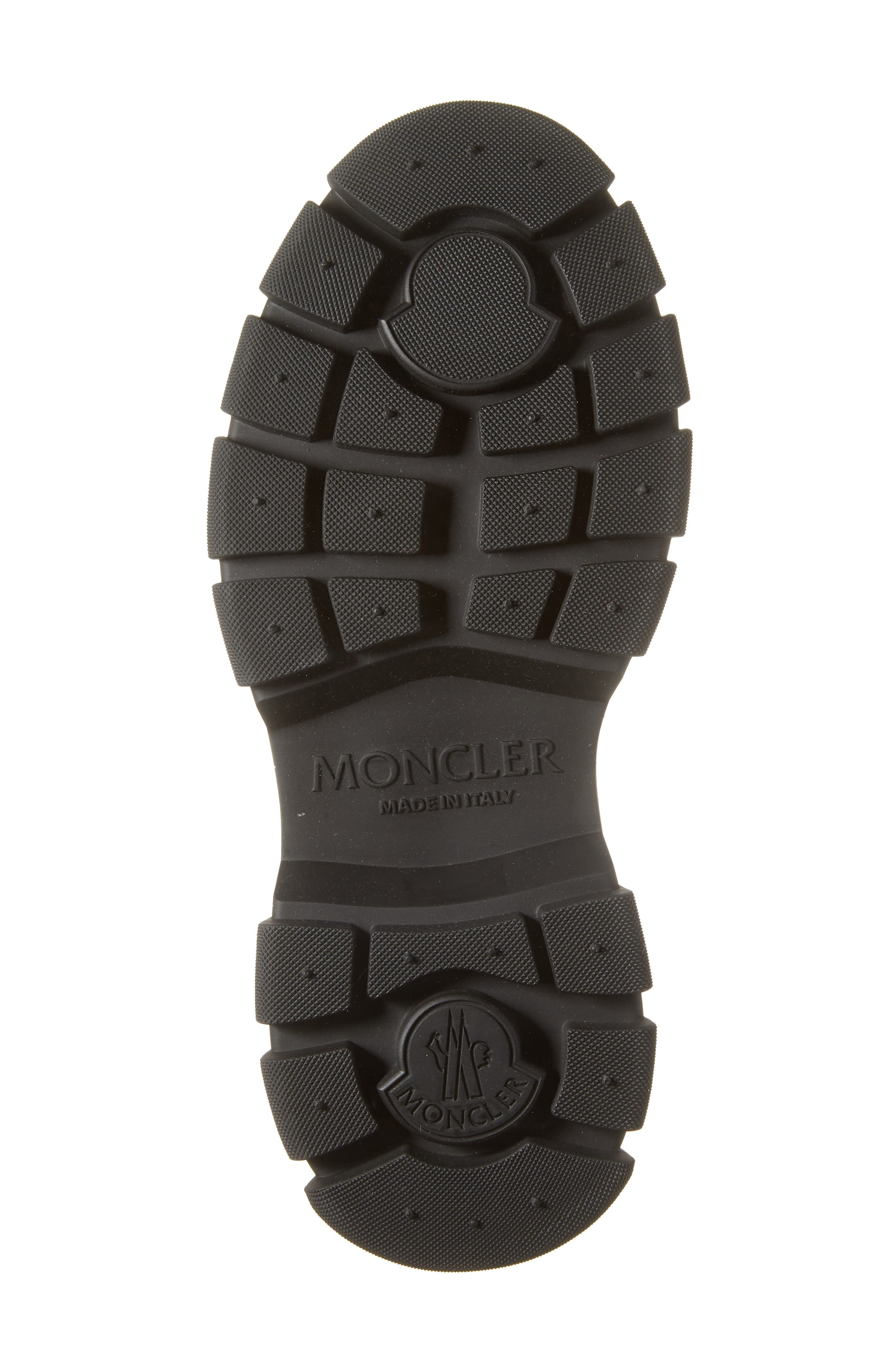 Moncler Hevea Lug Sole Chelsea Boot, Alternate, color, Black