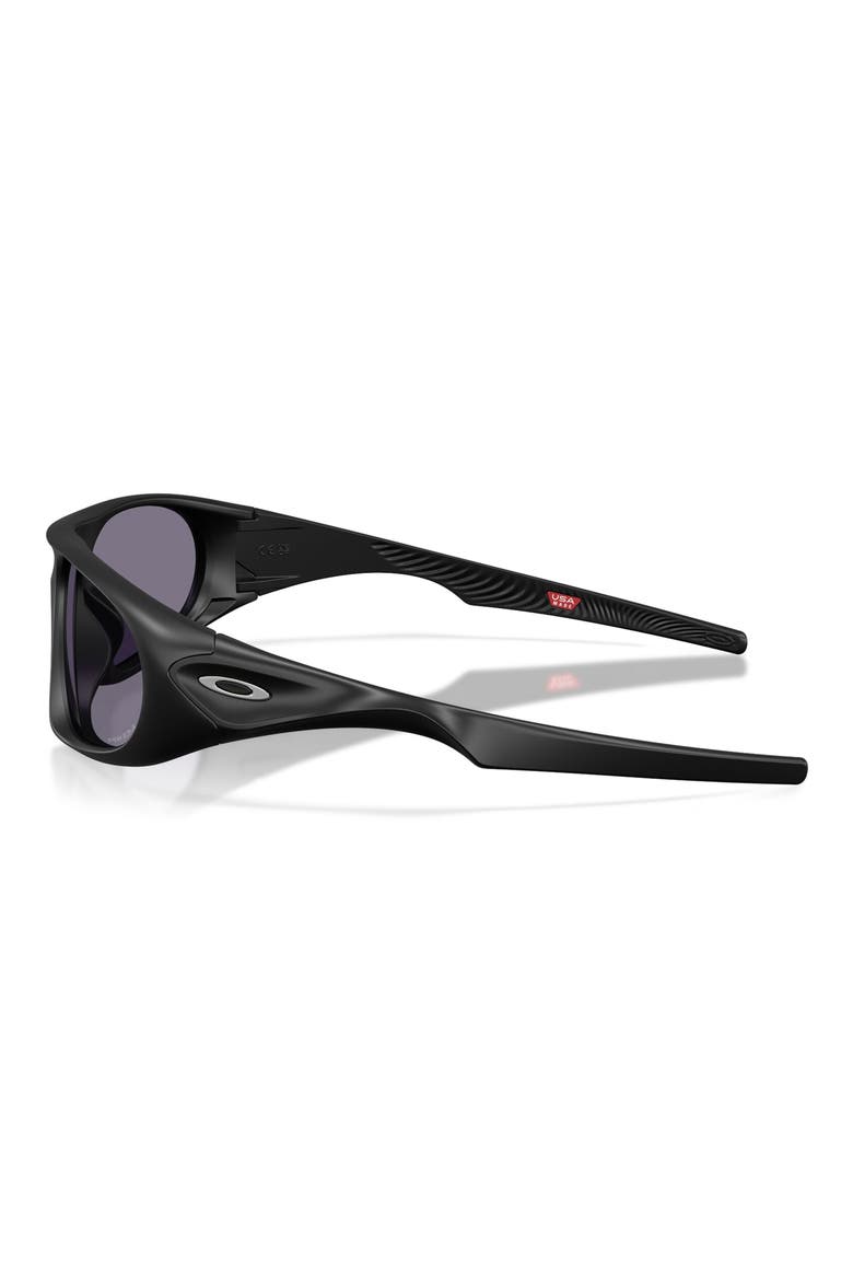 Neoforma 60mm Prizm™ Polarized Oval Sunglasses, Alternate, color, MATTE BLACK / PRIZM GREY