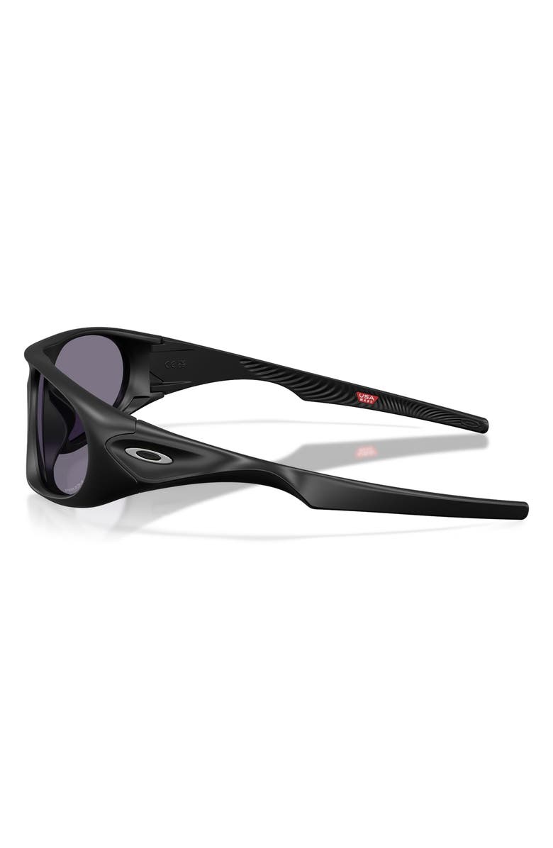 Oakley Neoforma 60mm Prizm<sup>™</sup> Polarized Oval Sunglasses, Alternate, color, Matte Black / Prizm Grey