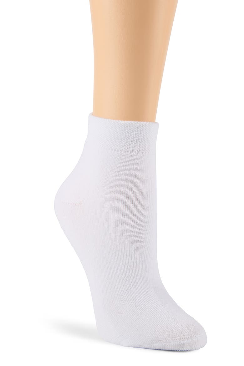 6-Pack Full Cushion Ankle Socks, Alternate, color, OATMEAL HEATHER/ WHITE