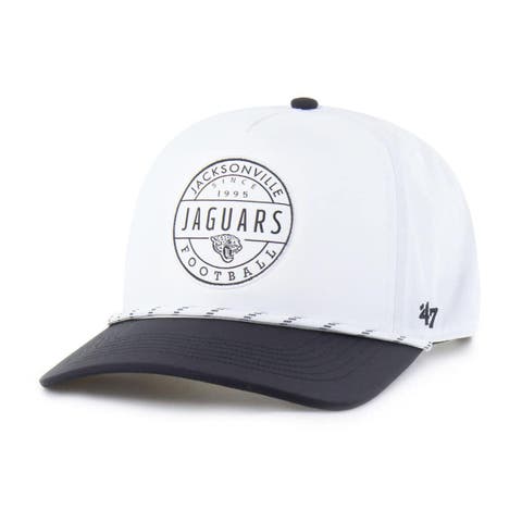 Men's '47 White/Black Jacksonville Jaguars Suburbia Hitch Two-Tone Adjustable Hat