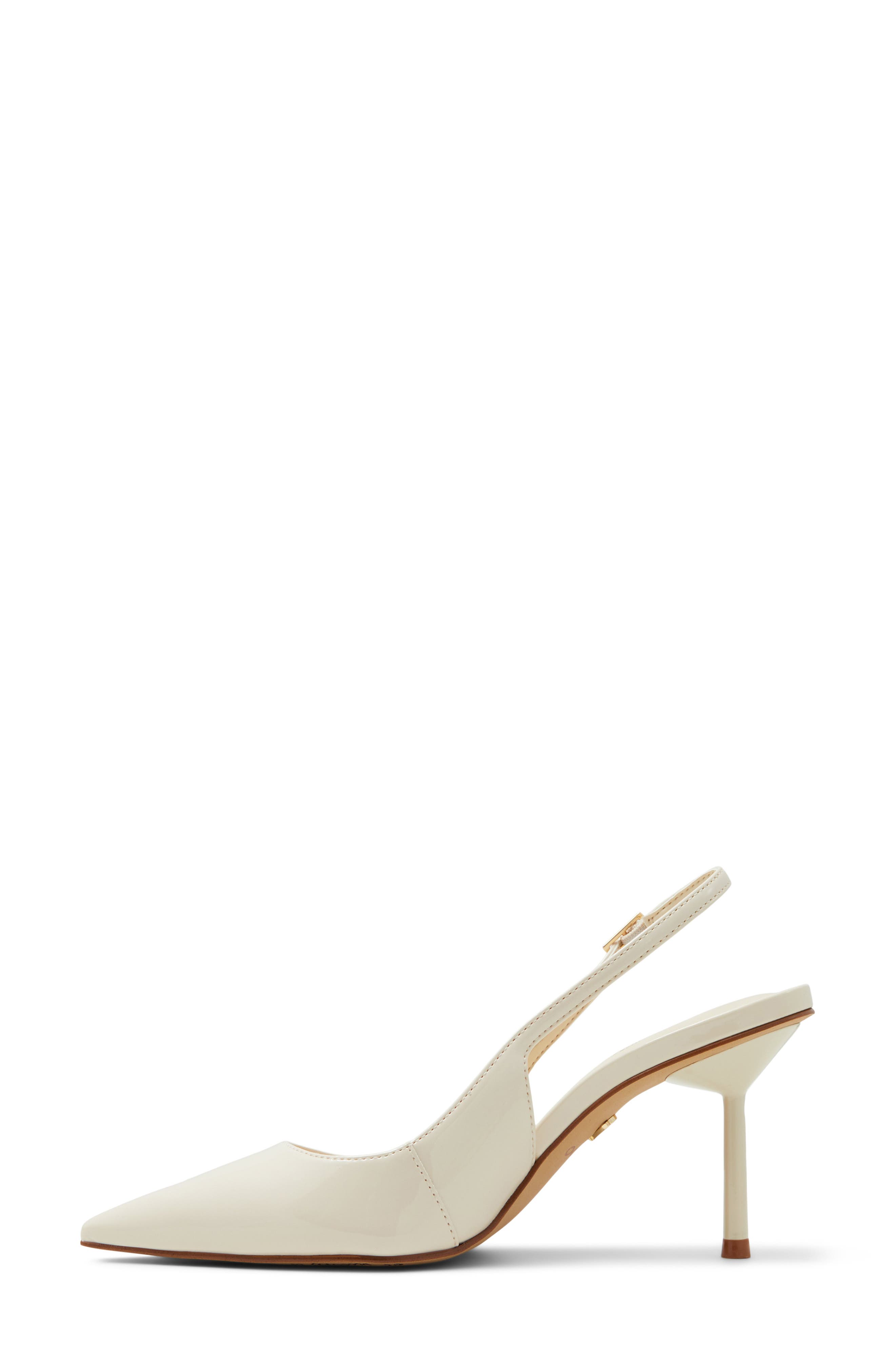 ALDO Seralina Slingback Pointed Toe Pump, Alternate, color, Light Beige