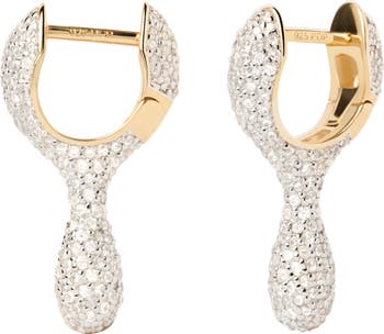 PDPAOLA Pavé Ray Hoops | Nordstrom