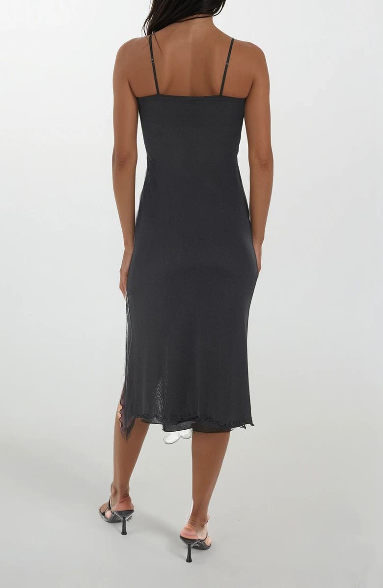 bebe Powermesh Strapless Midi Dress, Alternate, color,