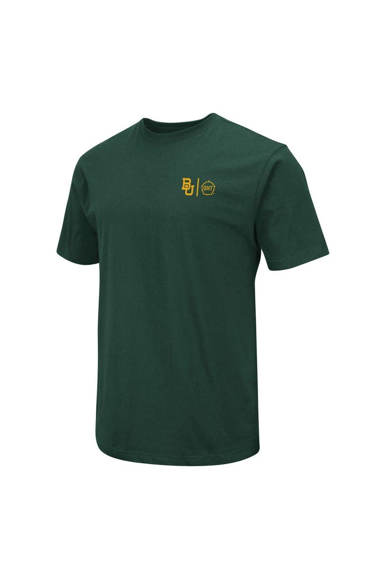 Men's Colosseum Green Baylor Bears OHT Military Appreciation T-Shirt, Alternate, color, Green