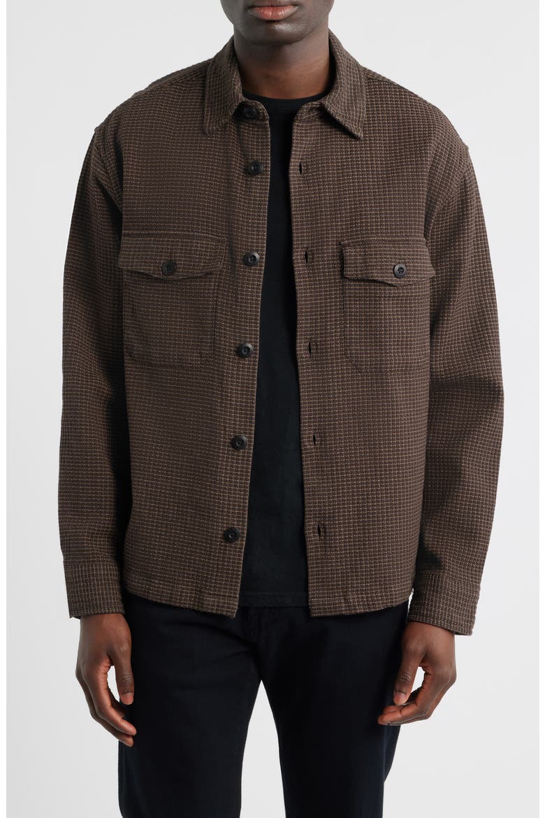 Kanda Relaxed Fit Button-Up Shirt, Main, color, BROWN