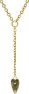 MARLYN SCHIFF Emilia Heart Charm Y-Necklace