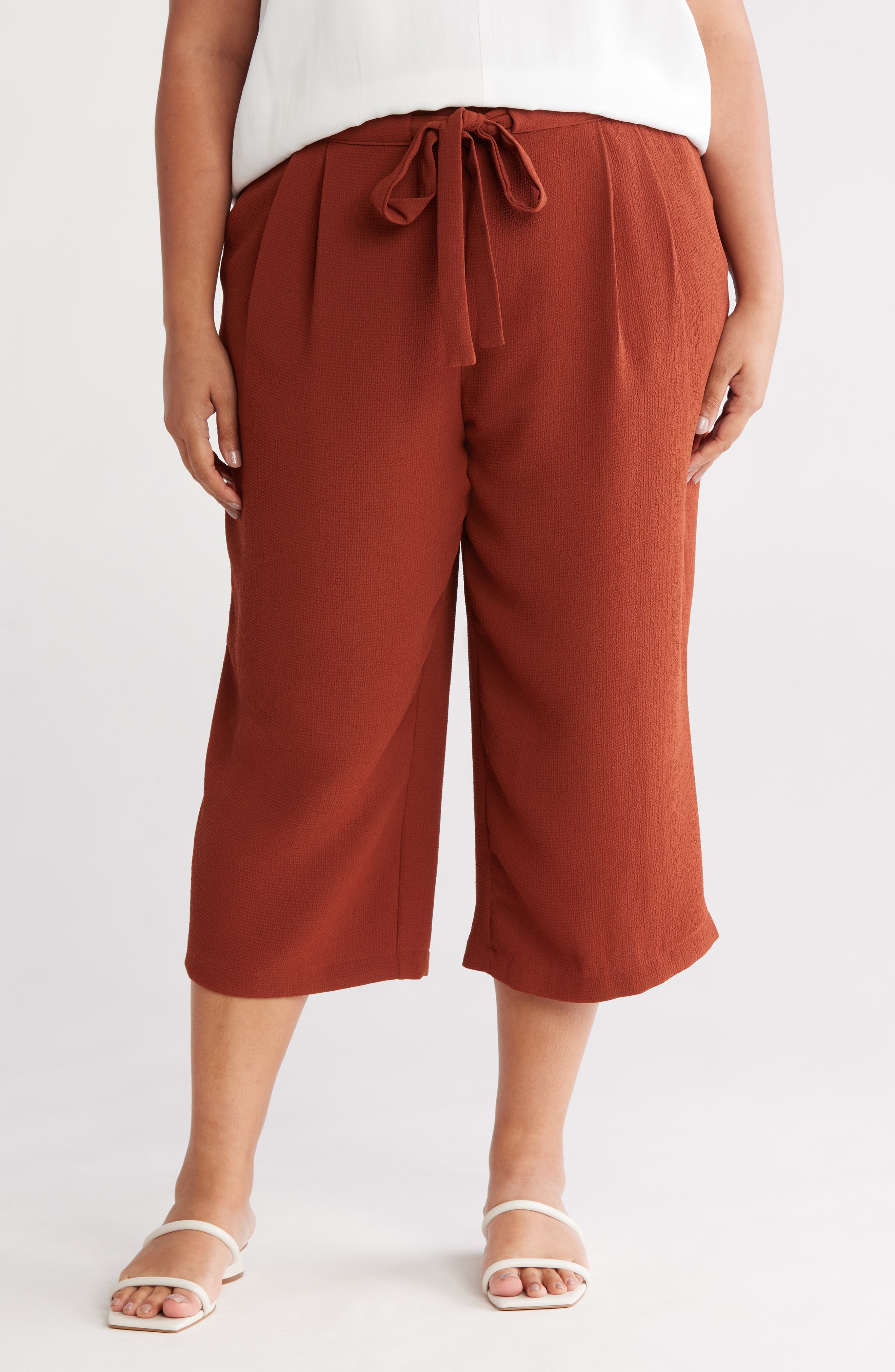 DR2 by Daniel Rainn Crop Wide Leg Pants