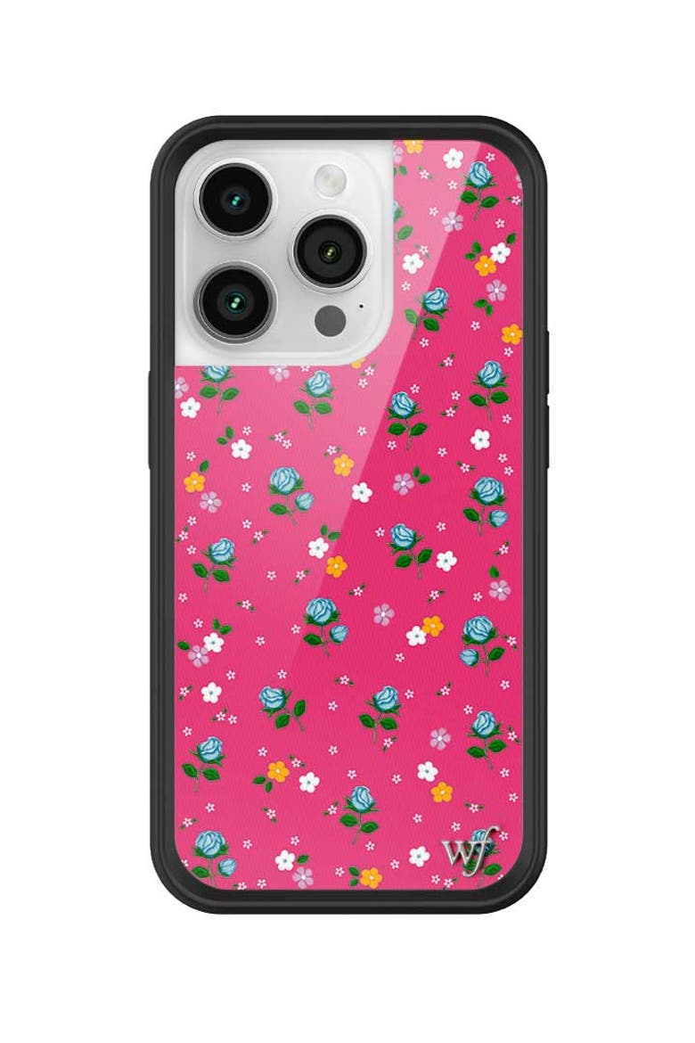 Pink Dainty Florals iPhone Case, Alternate, color, Pink
