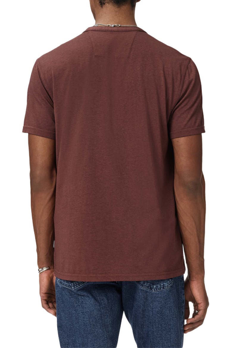 Duke Short Sleeve Henley, Alternate, color, MAUVEWOOD