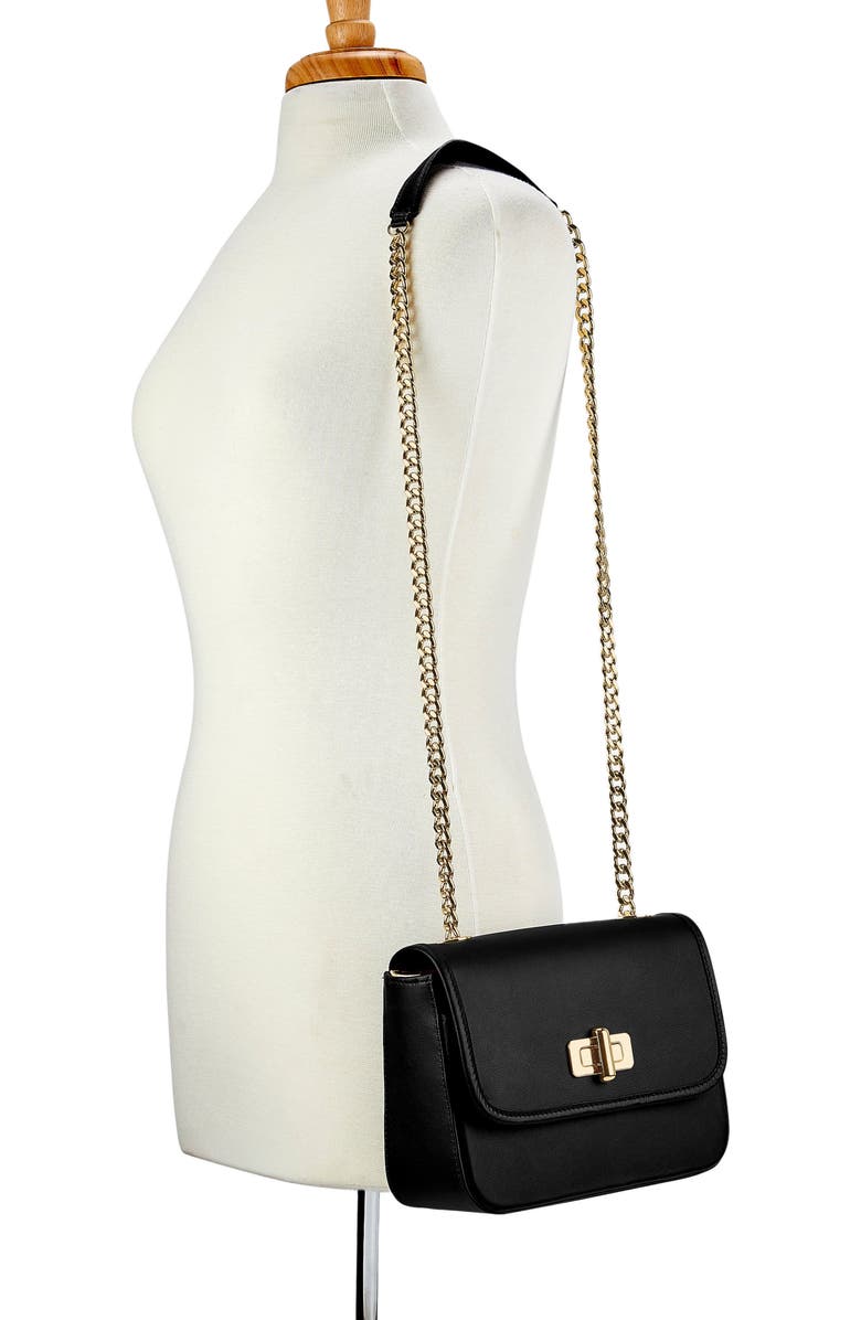 GiGi New York RILEY SHOULDER BAG, Alternate, color, Black