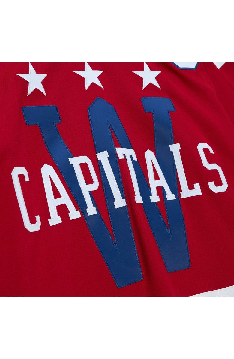 Mitchell & Ness Men's Mitchell & Ness Alexander Ovechkin Red Washington Capitals Captain Patch 2015 Winter Classic Blue Line Player Jersey, Alternate, color,