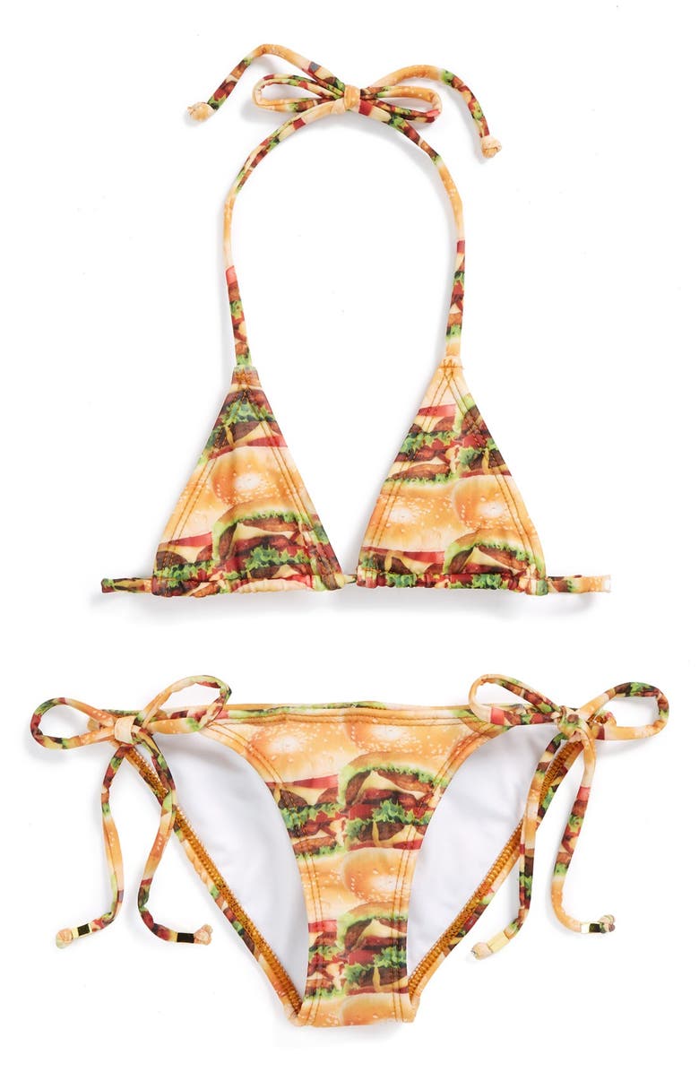 Terez 'Cheeseburger' Two-Piece Swimsuit, Main, color, 